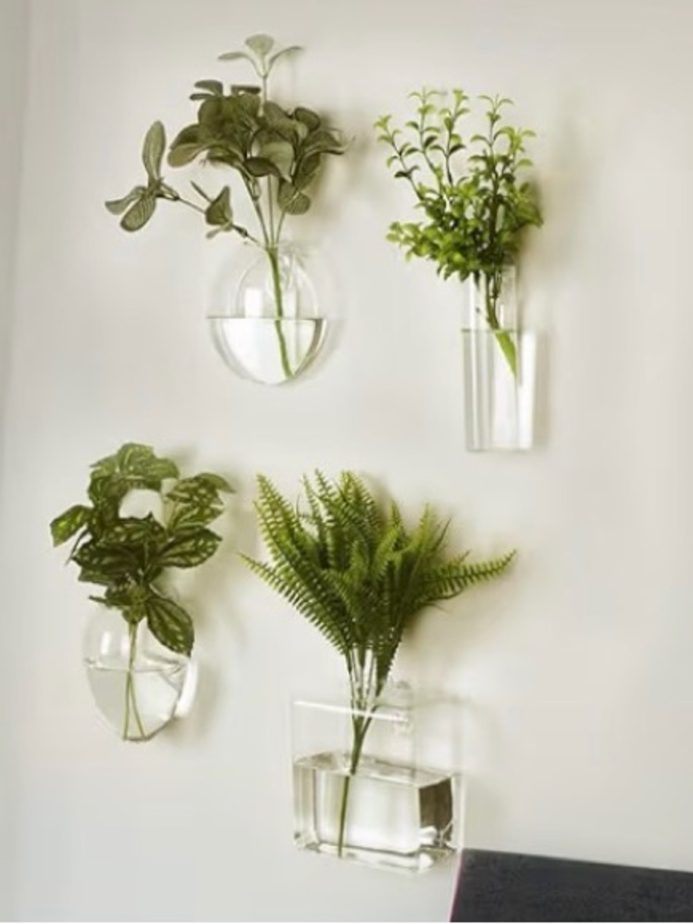 Baderke 4 Pcs Wall Hanging Planter Wall Window Propagation Station Hanging - Picture 5 of 5